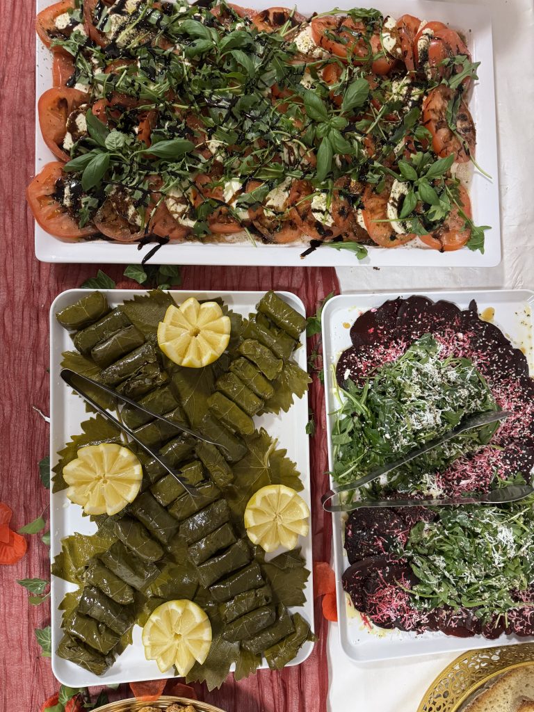 Buffet mit Grillspezialitäten